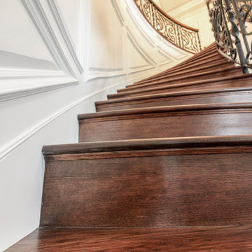 Project #74 | Circular Staircase with Hand-Forged Metal Panels