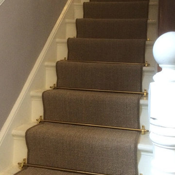 Installing Carpet Runner and Stairrods to Stairs