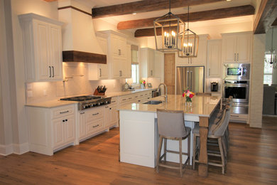 Transitional kitchen in New Orleans.