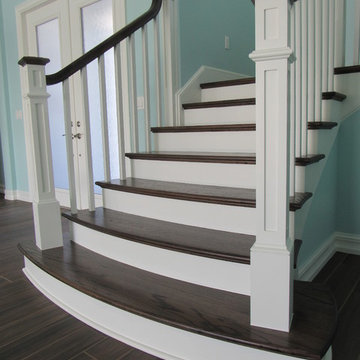 Box Newel/ Radius Flare Project. Hill Res. Satellite Bch FL
