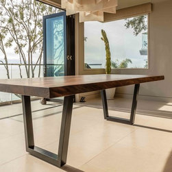 Black Walnut Slab Dining Tables Made to Order - Dining Tables