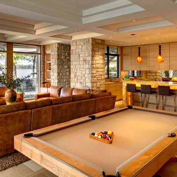 Lakeside Home Integrated with Luxury Technology