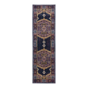Aspire Oriental Purple And Gold Rug Traditional Area Rugs By Newcastle Home