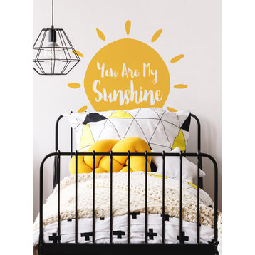 You Are My Sunshine Wall Decal, Citrus Yellow