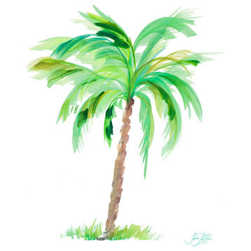 "Watercolor Palm III" Canvas Art, 16"x24"