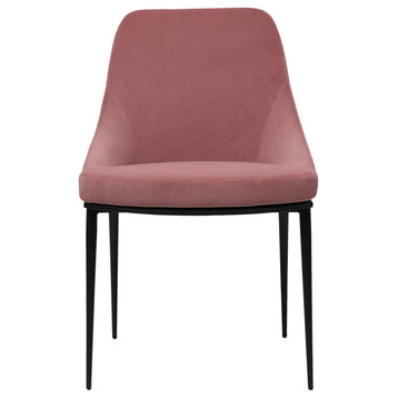 Sedona Dining Chair Pink Velvet
