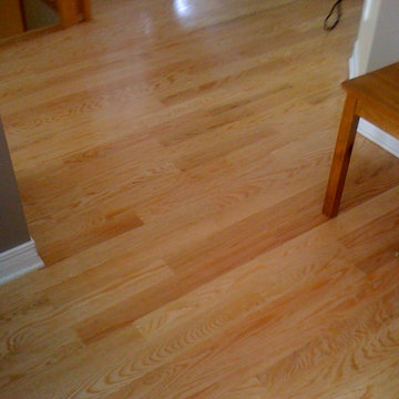 Refinished hardwood floors