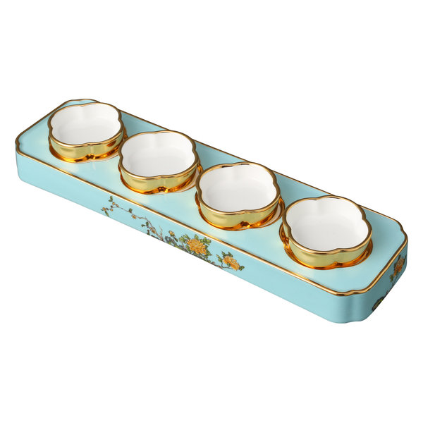 Lady Turquoia Appetizer Set, 12.75