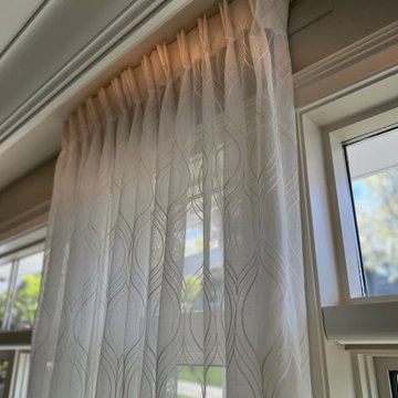 Lake Geneva, WI-Silhouettes, Valance, Cushions and Drapery