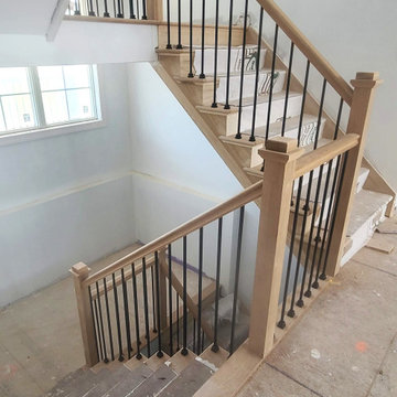Modern Metal and Wood Rails Beachwood