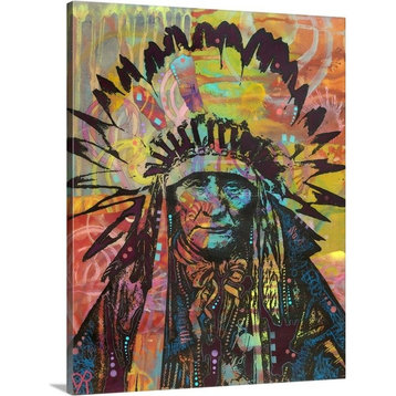Native American II Wrapped Canvas Art Print, 16"x20"x1.5"