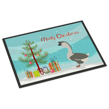 Caroline's TreasuresAfrican Goose Christmas Doormat 18x27 Multicolor