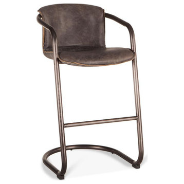 Modern Upholstered Bar Chairs - Set of 2, Belen Kox