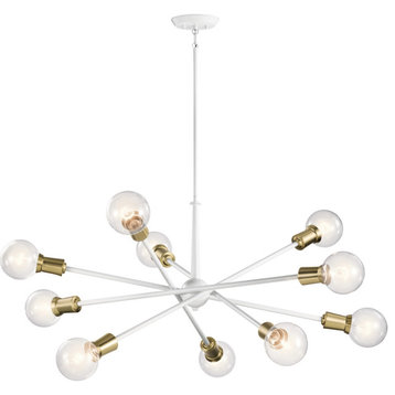 Armstrong 10 Light Chandelier, White