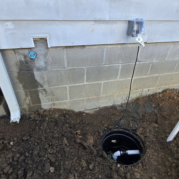 Sump Pump Drain Installation Rensselaer Landscaping Drainage Solutions