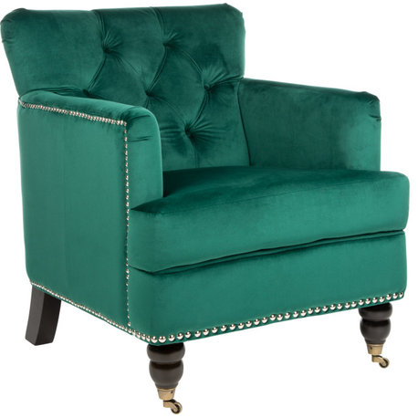 Colin Chair, Emerald, Espresso