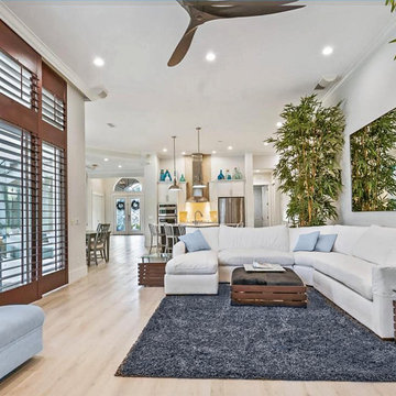 Lakewood Ranch Family Room Remodel with Plantation Shutters
