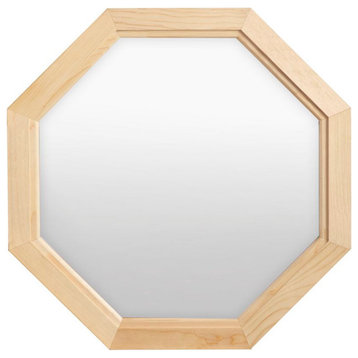 Large Size Replacement Octagon Wood Sash Hinged Left Low-E