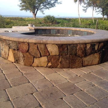 Stone Outdoor Spa