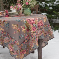 April Cornell Victorian Rose Tablecloth - Tablecloths