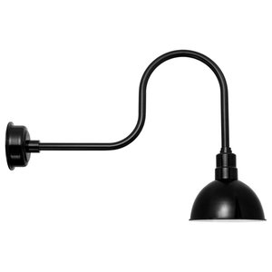 12 Calla LED Sign Light with Rustic Arm in Black 12 Calla LED Sign Light with Rustic Arm in Black