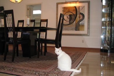 Inspiration for a contemporary dining room remodel in Ottawa