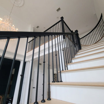 Modern Indoor Black Railings