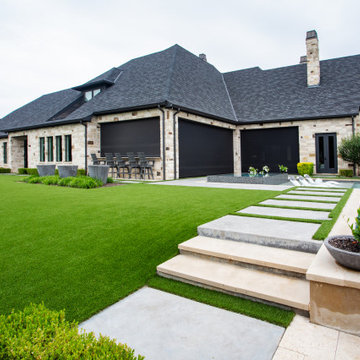 Artificial Grass Pool Project