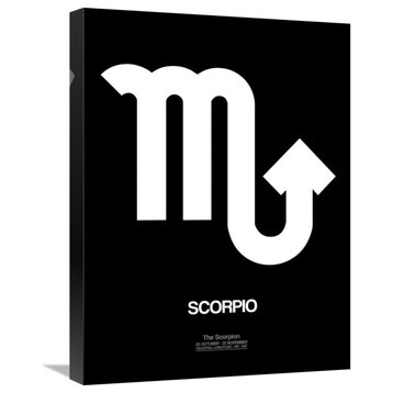 "Scorpio Zodiac Sign White" Fine Art Print
