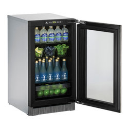 18" Glass Door Refrigerator (2218RGLINT) - Refrigerators