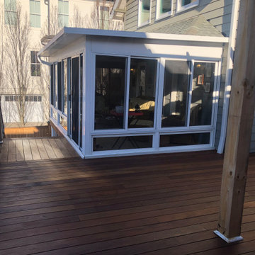 Ipe deck with pergola