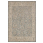 Bareens Designer Rugs - Boho Chic Ziegler Nubia Gray Beige Hand-Knotted Wool Rug - 4'10'' x 6'7'' - Enhance the ambiance of your home with this magnificent Persian-influenced Turkish hand-knotted rug made by skilled artisans capable of creating the most exceptional vegetable dyes and hand-spun wool. This exquisite handmade rug is a one-of-a-kind Peshawar Kafkaz, otherwise identified as Chobi, Chobi Peshawar, Oushak, or Ziegler rug. These handmade rugs are crafted in Pakistan utilizing superior-quality wool imported from Australia, New Zealand, and Korea in two types of weaves: the Persian weave and the Mori weave. This rug is meticulously crafted by hand using the finest natural vegetable dyes extracted from local plants. The artisans use a blend of hand-spun local and fine merino wool, resulting in a rug with a compelling texture, higher lanolin content, and longer staple. The artisans occasionally incorporate natural or artificial silk into the pile to enhance specific motifs. The finished product is an awe-inspiring execution of flawless design and an understated palette that exudes elegance.