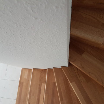 Treppe auf Stahlunterkonstruktion