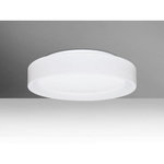 Besa Lighting - Besa Lighting PELLA1307C-LED Pella 13-16W 1 LED Flush, 12.5"W - Dimable: Yes  Shade Included: YPella 13-16W 1 LED F Opal MatteUL: Suitable for damp locations Energy Star Qualified: n/a ADA Certified: n/a  *Number of Lights: 1-*Wattage:16w LED bulb(s) *Bulb Included:Yes *Bulb Type:LED *Finish Type:Opal Matte
