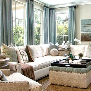 Spa Blue Family Room