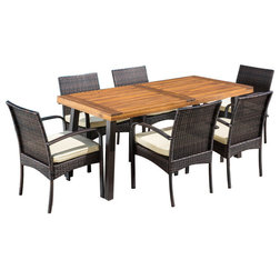 Tropical Outdoor Dining Sets by GDFStudio