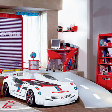 Car bed kids bedroom - Turbo Car Bed GT