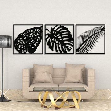 Leaves wall art