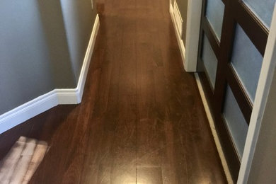 Maple hardwood floor refinish