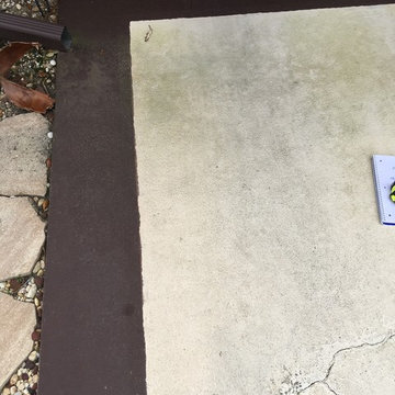 Stained Concrete: Driveway, Pool Deck, Patio, Sidewalks.