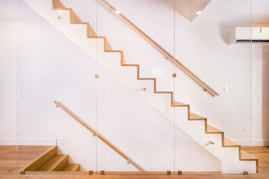 Inspiration for a staircase remodel in Toronto