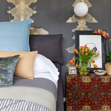 Brooklyn, One Bedroom, Penthouse. Design by LAURIE BLUMENFELD DESIGN