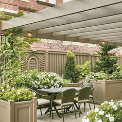Multiple Custom Planters - Outdoor Pots And Planters