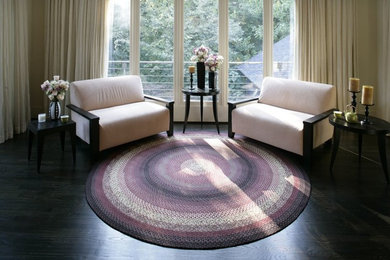 Homespice Plumberry Cotton Braided Rugs