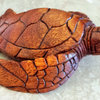 Hand Carved Turtle 10"