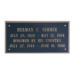 Large Name Plate - Products