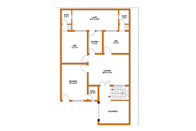 House Map Plan 30 X 50