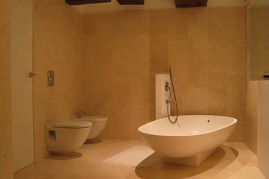 Inspiration for a contemporary bathroom remodel in Amsterdam