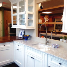 butcher block w/quartz