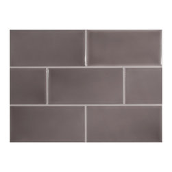 Stuccio Ceramic Tile - Tanbarlane Gloss 3" x 6" Tile - Tile